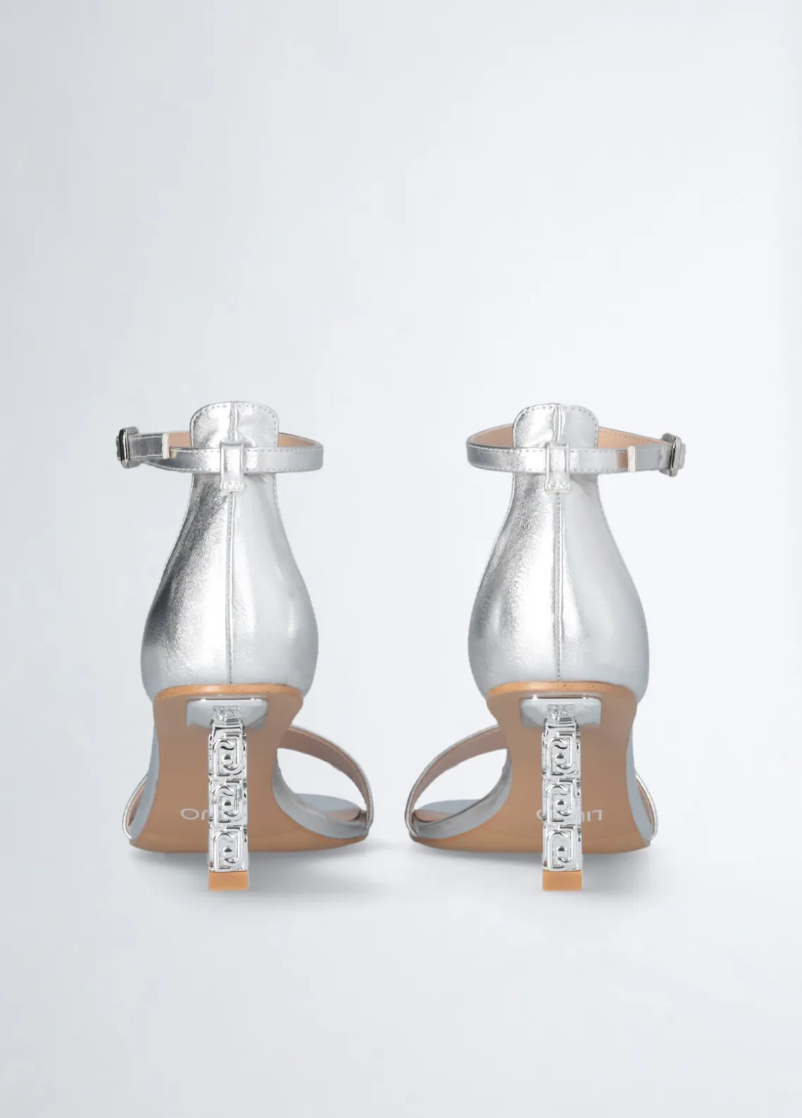 Liu Jo Sandalias con tacón con logotipo-Mujer Zapatos De Salón|Sandalias