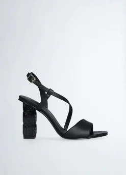 Liu Jo Sandalias con tacón con logotipo-Mujer Zapatos De Salón|Sandalias