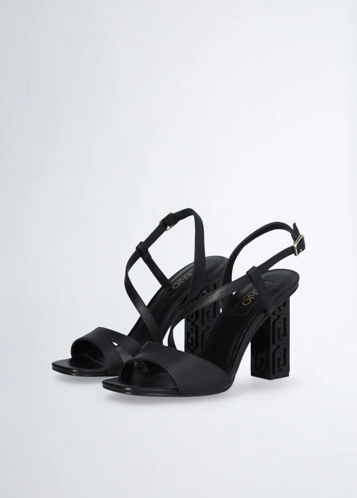 Liu Jo Sandalias con tacón con logotipo-Mujer Zapatos De Salón|Sandalias