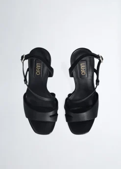 Liu Jo Sandalias con tacón con logotipo-Mujer Zapatos De Salón|Sandalias