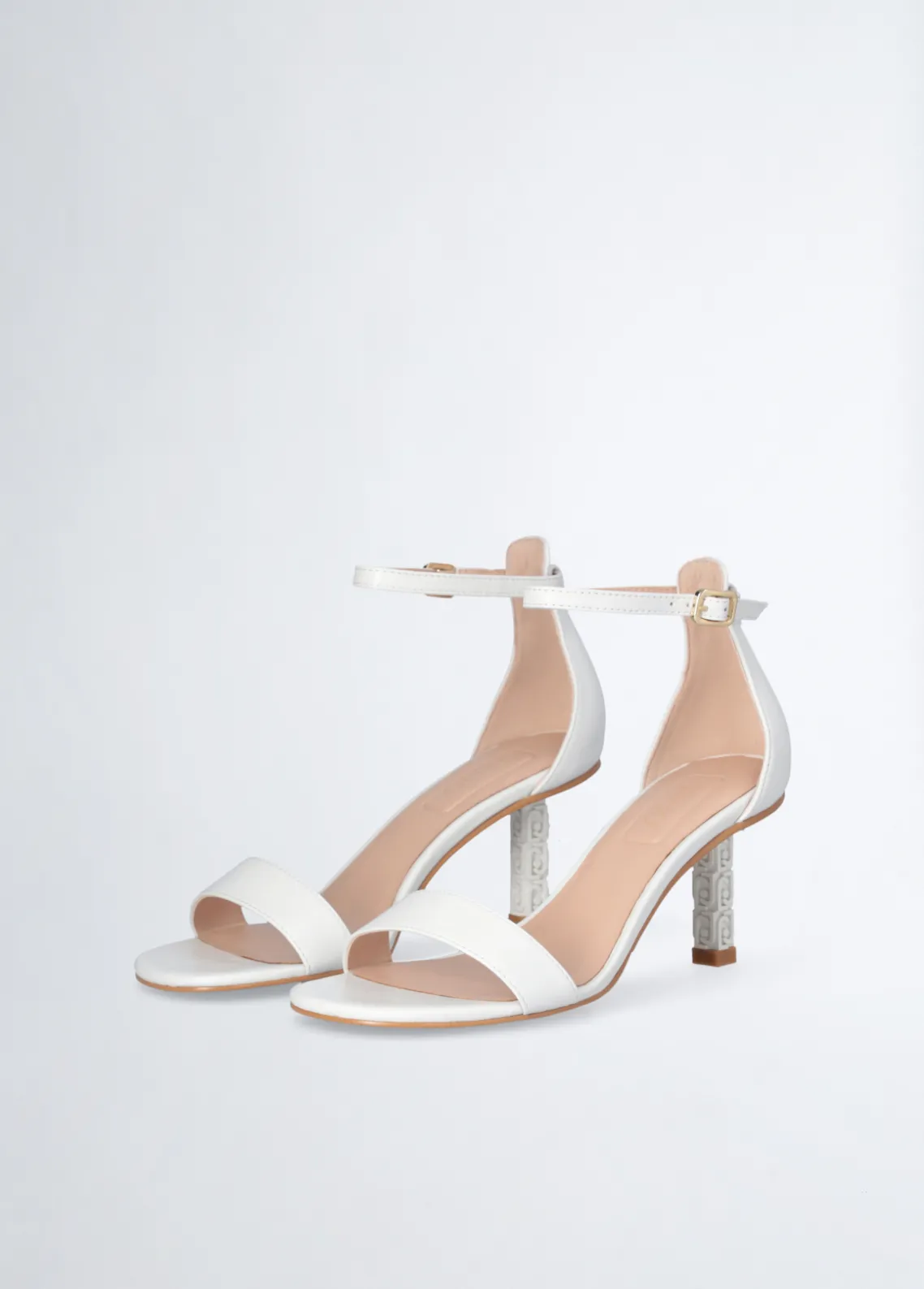 Liu Jo Sandalias con tacón con logotipo-Mujer Zapatos De Salón|Sandalias