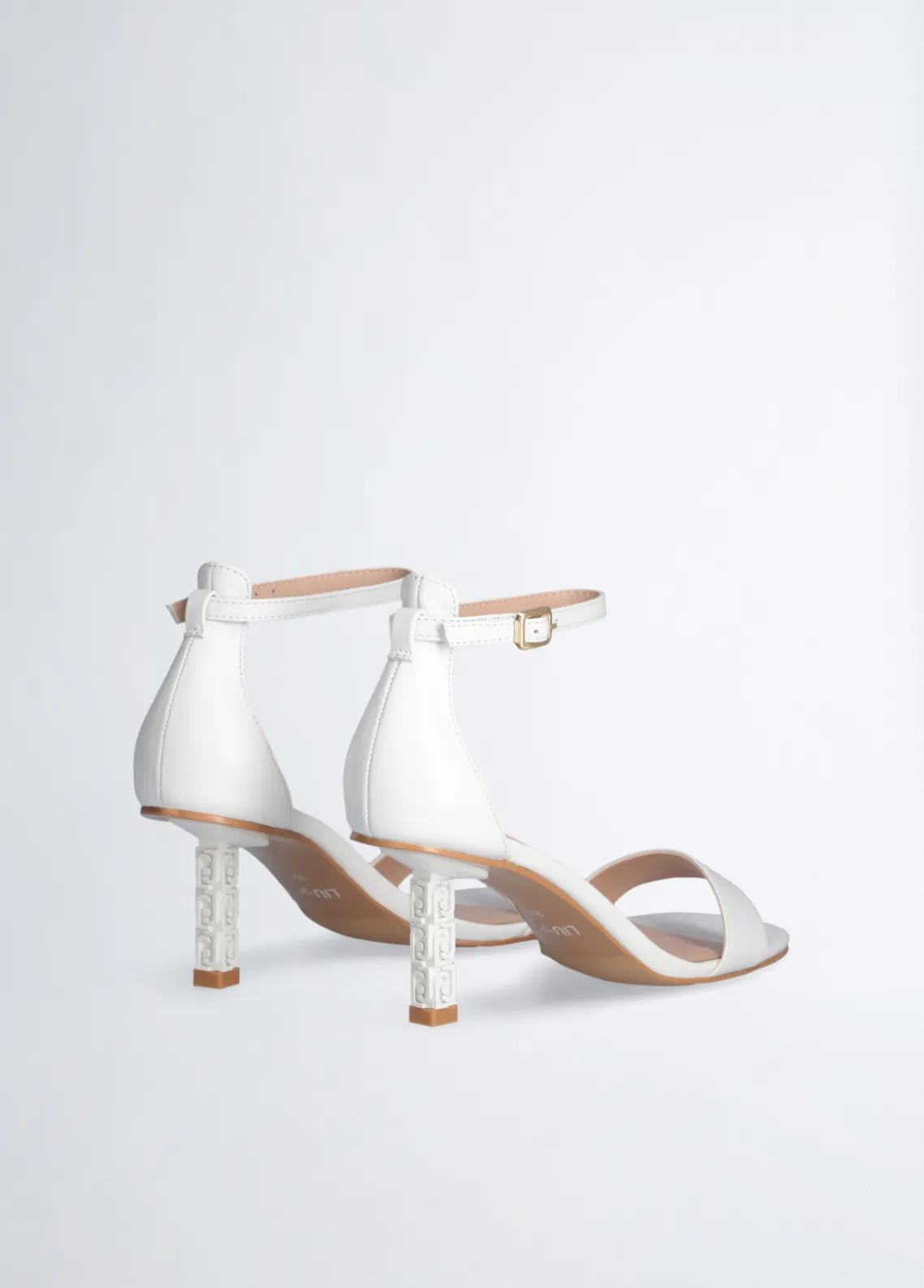 Liu Jo Sandalias con tacón con logotipo-Mujer Zapatos De Salón|Sandalias