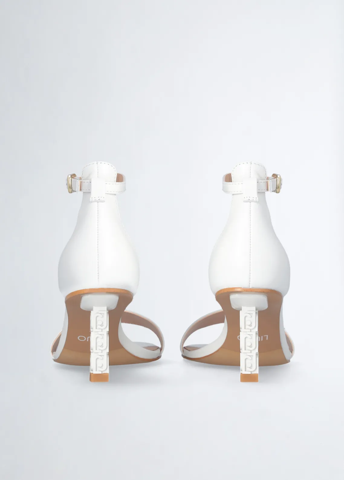 Liu Jo Sandalias con tacón con logotipo-Mujer Zapatos De Salón|Sandalias