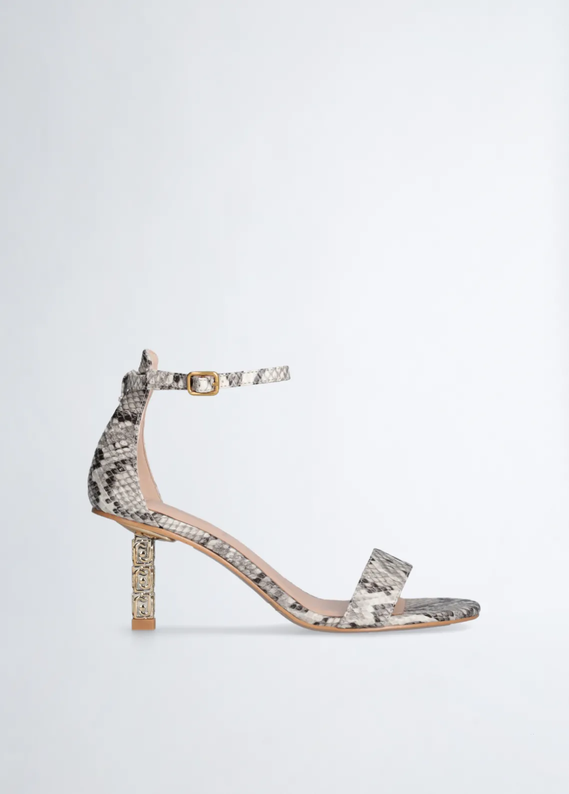 Liu Jo Sandalias con tacón con logotipo-Mujer Zapatos De Salón|Sandalias