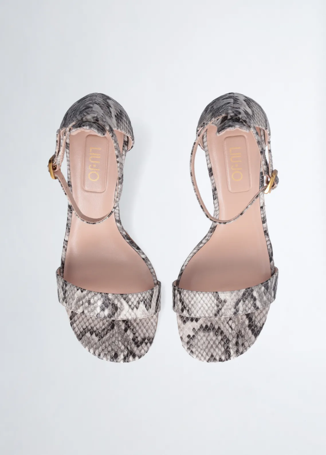 Liu Jo Sandalias con tacón con logotipo-Mujer Zapatos De Salón|Sandalias