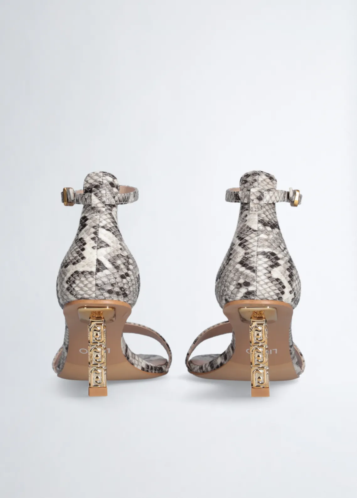 Liu Jo Sandalias con tacón con logotipo-Mujer Zapatos De Salón|Sandalias