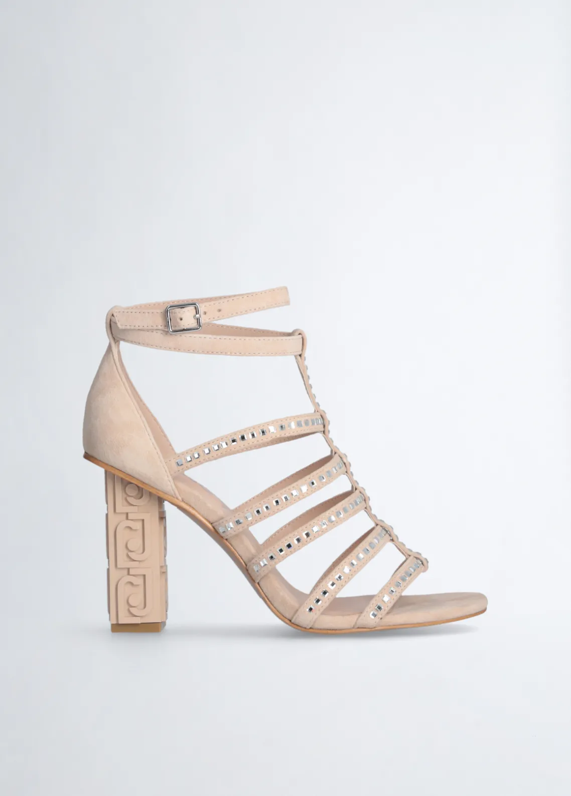 Liu Jo Sandalias con tacón con logotipo-Mujer Zapatos De Salón|Sandalias