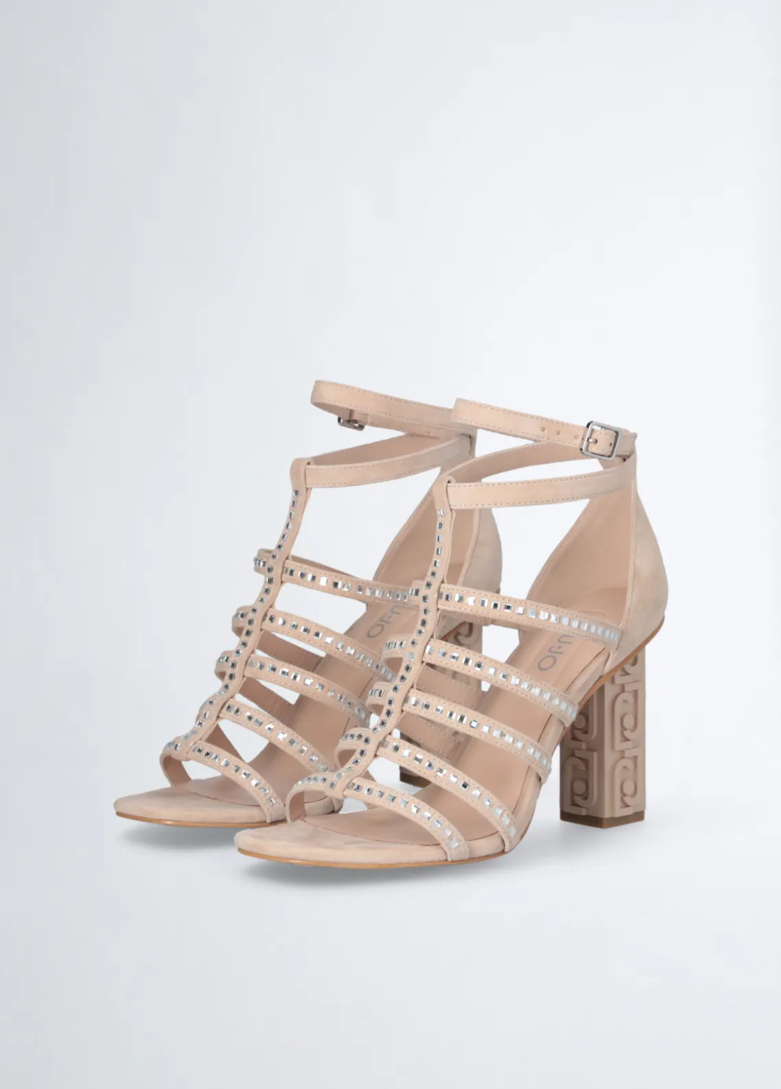 Liu Jo Sandalias con tacón con logotipo-Mujer Zapatos De Salón|Sandalias