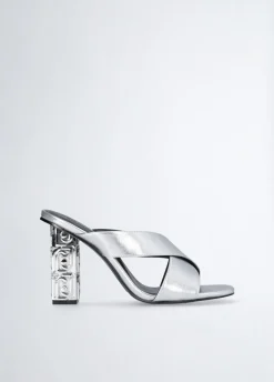 Liu Jo Sandalias con tacón con logotipo-Mujer Zapatos De Salón|Sandalias