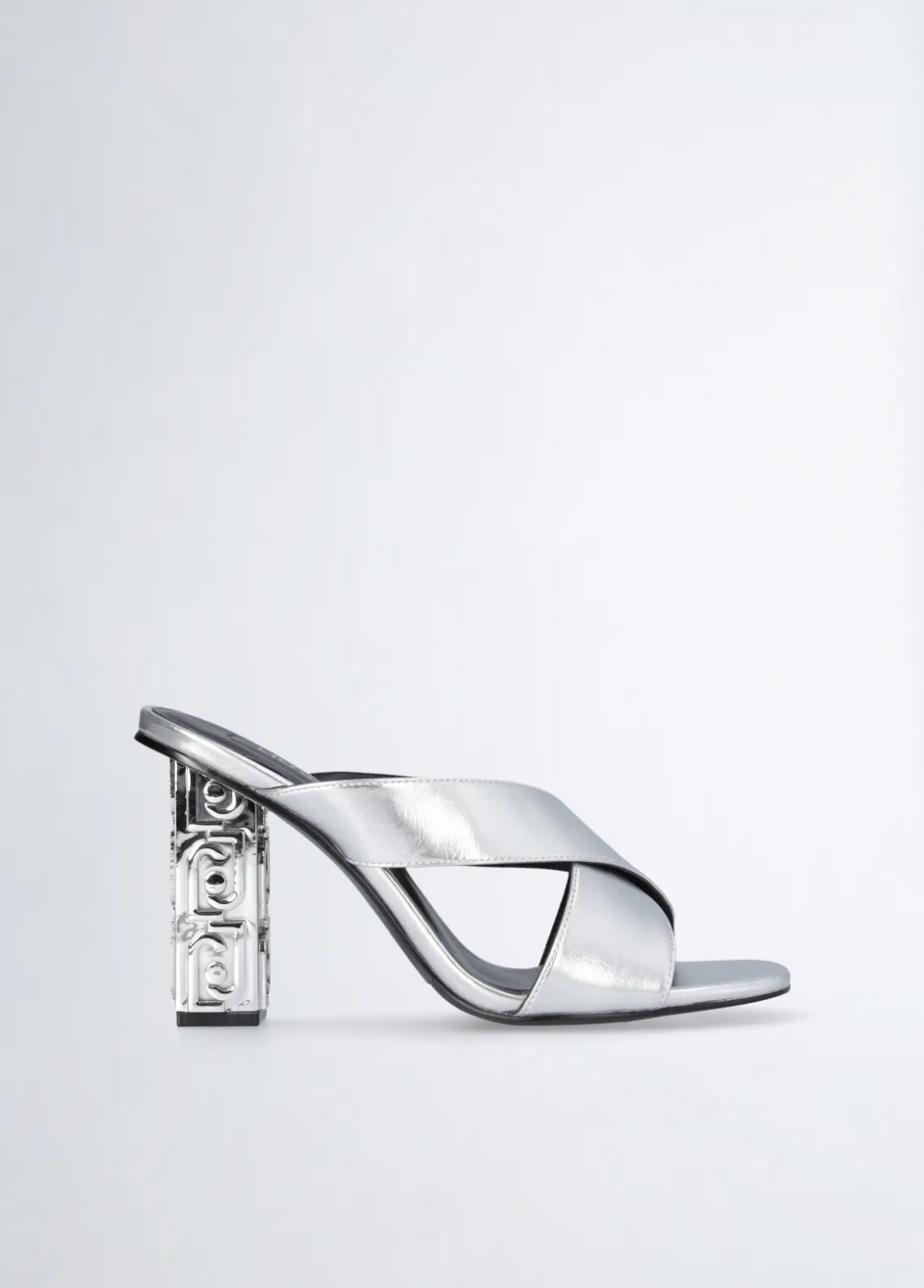 Liu Jo Sandalias con tacón con logotipo-Mujer Zapatos De Salón|Sandalias