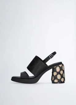 Liu Jo Sandalias con tacón de rafia-Mujer Zapatos De Salón|Sandalias