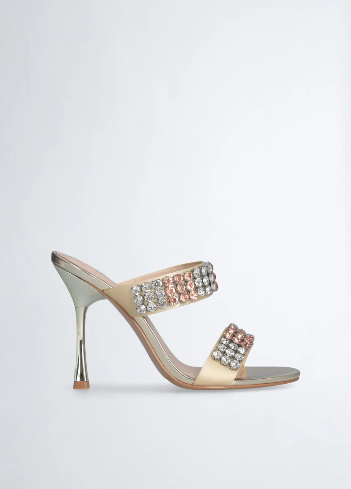 Liu Jo Sandalias con tacón y pedrería-Mujer Zapatos De Salón|Sandalias