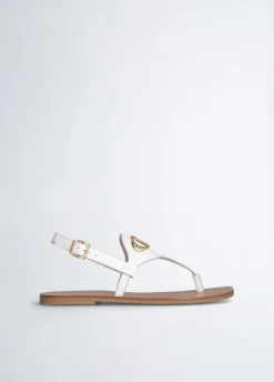 Liu Jo Sandalias de dedo de piel-Mujer Sandalias