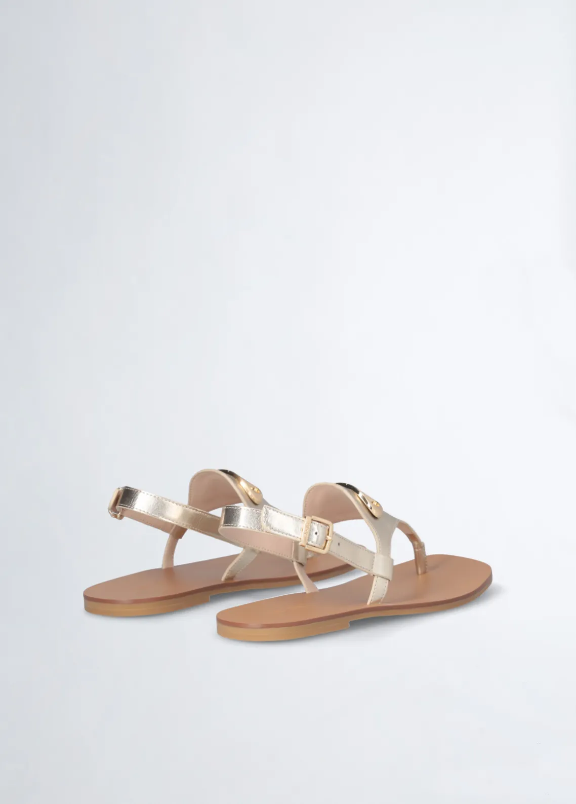 Liu Jo Sandalias de dedo laminadas-Mujer Sandalias