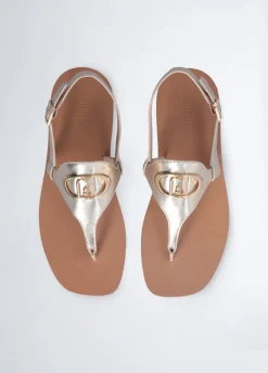 Liu Jo Sandalias de dedo laminadas-Mujer Sandalias