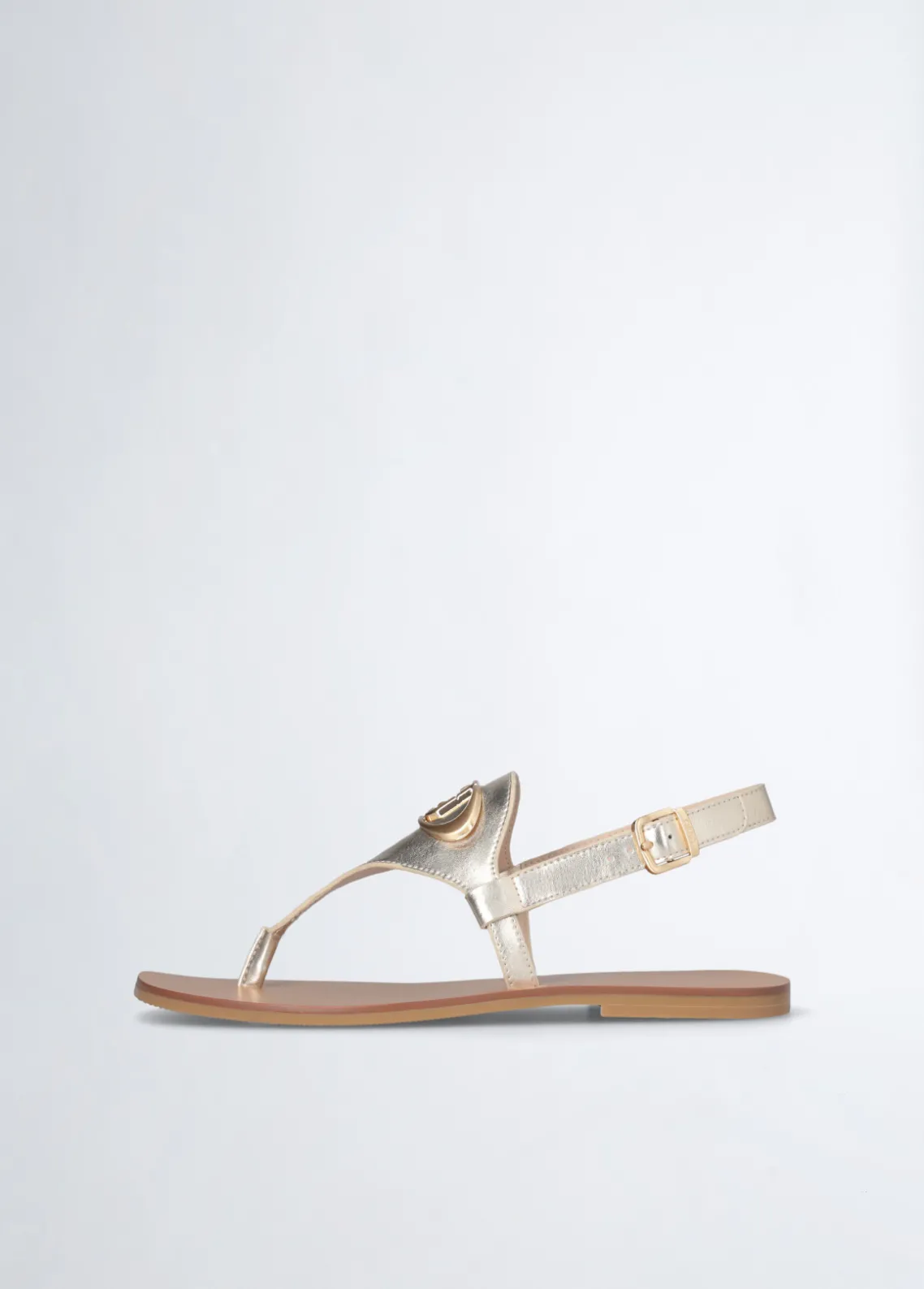 Liu Jo Sandalias de dedo laminadas-Mujer Sandalias