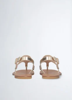 Liu Jo Sandalias de dedo laminadas-Mujer Sandalias