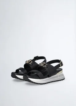 Liu Jo Sandalias de piel con plataforma-Mujer Sandalias