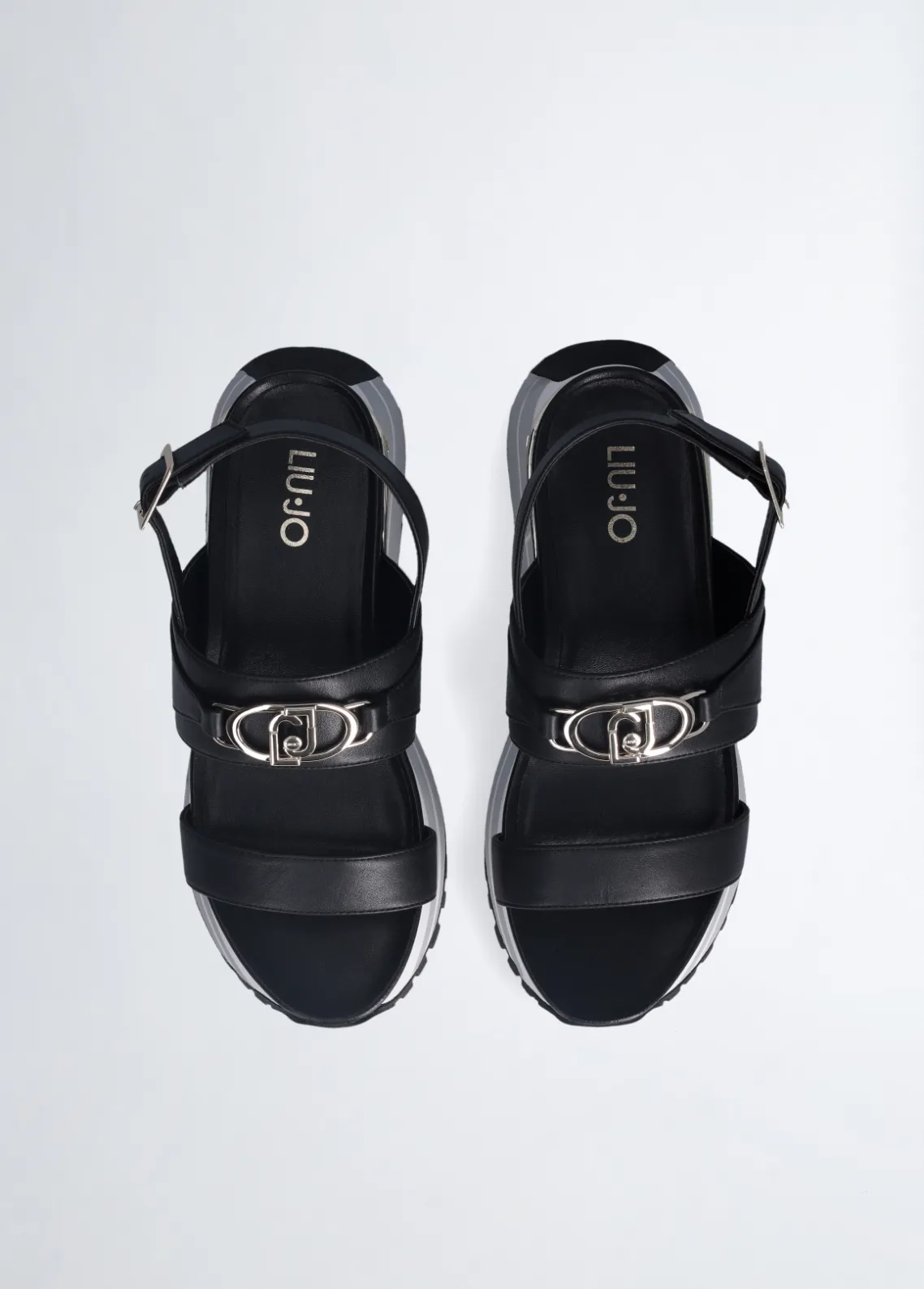Liu Jo Sandalias de piel con plataforma-Mujer Sandalias