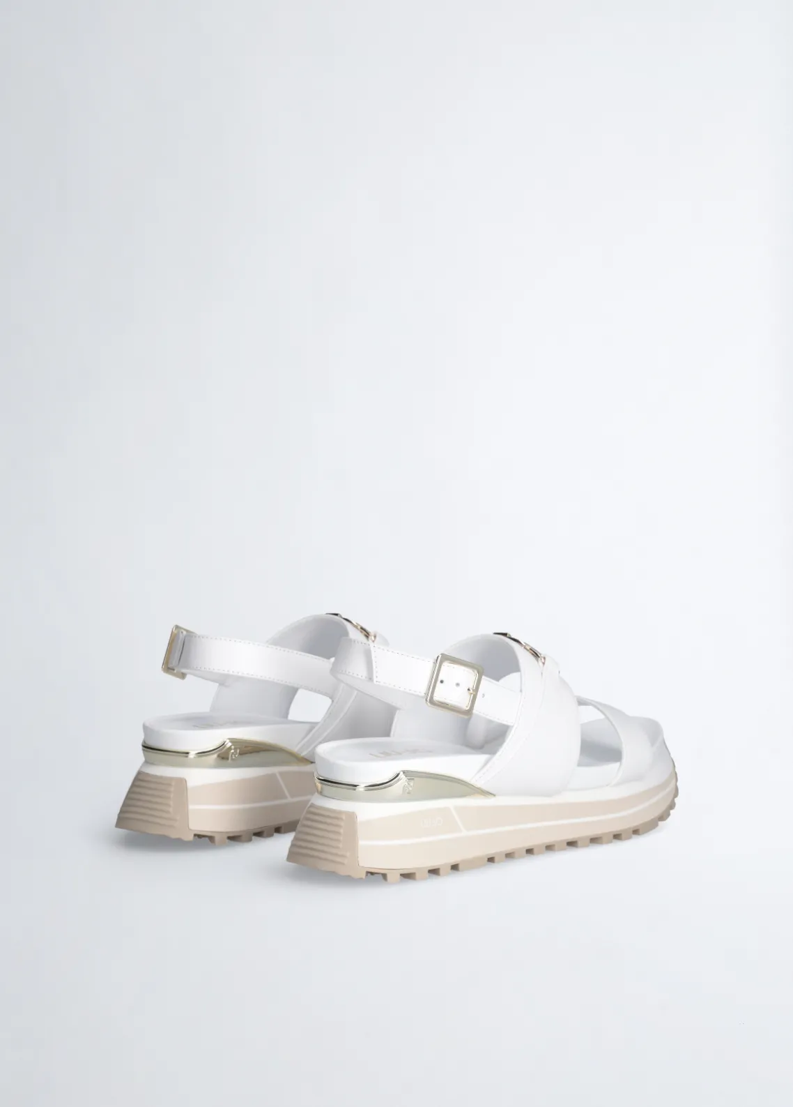 Liu Jo Sandalias de piel con plataforma-Mujer Sandalias