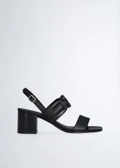 Liu Jo Sandalias de piel con tacón ancho-Mujer Zapatos De Salón|Sandalias
