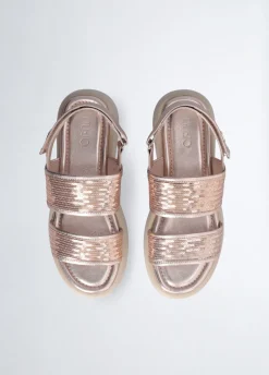 Liu Jo sandalias de plataforma con lentejuelas-Mujer Sandalias