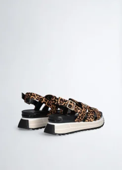 Liu Jo Sandalias de plataforma con estampado de leopardo-Mujer Sandalias