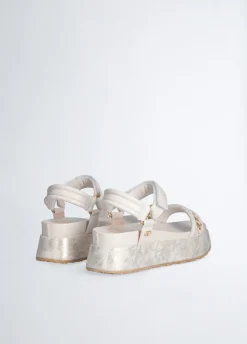 Liu Jo Sandalias de plataforma con detalle de cadena-Mujer Sandalias