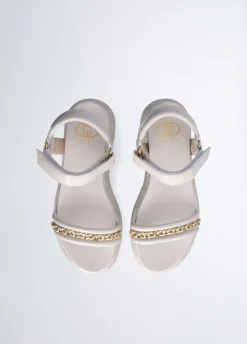 Liu Jo Sandalias de plataforma con detalle de cadena-Mujer Sandalias