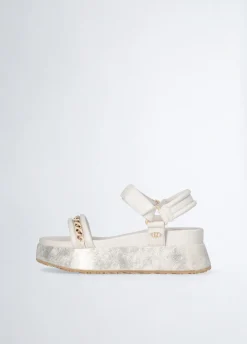 Liu Jo Sandalias de plataforma con detalle de cadena-Mujer Sandalias