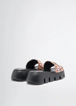 Liu Jo Sandalias de plataforma con estampado animal-Mujer Mocasines|Moda Baño