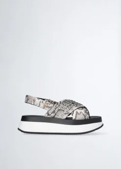 Liu Jo Sandalias de plataforma con tachuelas decorativas-Mujer Sandalias