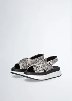 Liu Jo Sandalias de plataforma con tachuelas decorativas-Mujer Sandalias