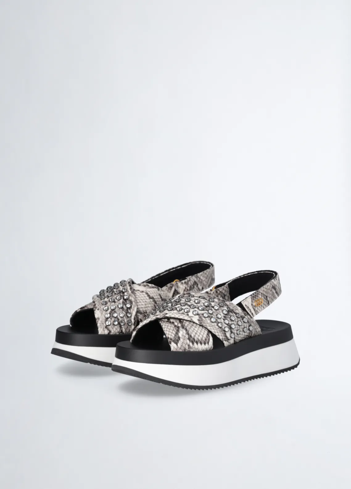 Liu Jo Sandalias de plataforma con tachuelas decorativas-Mujer Sandalias