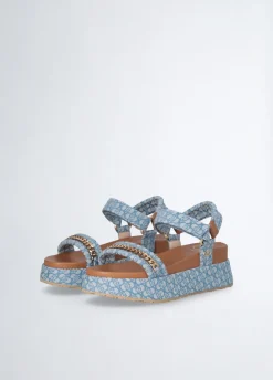 Liu Jo Sandalias de plataforma con monograma-Mujer Sandalias