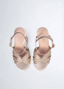 Liu Jo Sandalias de tacón con cadena-Mujer Zapatos De Salón|Sandalias