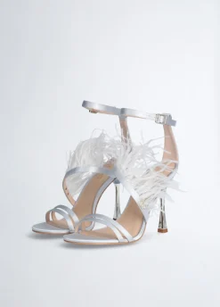 Liu Jo Sandalias elegantes con plumas-Mujer Zapatos De Salón|Sandalias