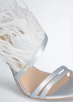 Liu Jo Sandalias elegantes con plumas-Mujer Zapatos De Salón|Sandalias
