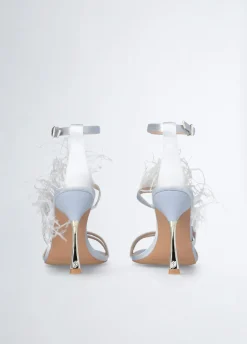 Liu Jo Sandalias elegantes con plumas-Mujer Zapatos De Salón|Sandalias