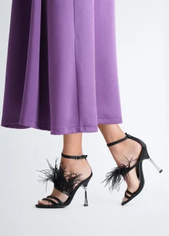 Liu Jo Sandalias elegantes con plumas-Mujer Zapatos De Salón|Sandalias