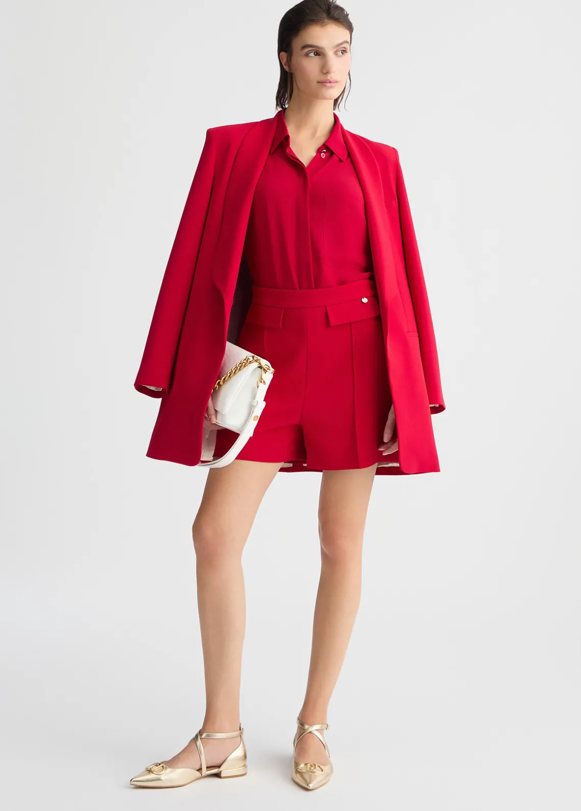 Liu Jo Short de cintura alta-Mujer Pantalones|Tailleur