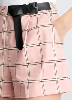 Liu Jo Shorts de cuadros-Mujer Pantalones|Tailleur