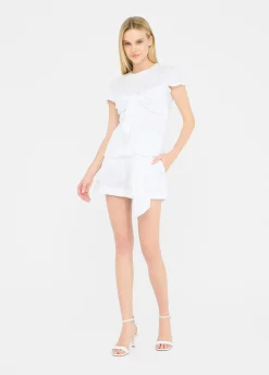 Liu Jo Shorts de popelina de algodón-Mujer Pantalones