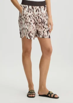 Liu Jo Shorts de raso estampado-Mujer Ropa Deportiva|Pantalones
