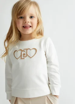Liu Jo Sudadera con corazones- Camisetas