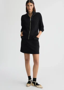 Liu Jo Sudadera con cremallera y strass-Mujer Sudaderas