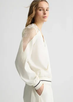 Liu Jo Sudadera con cuello de pico-Mujer Sudaderas|Ropa Deportiva