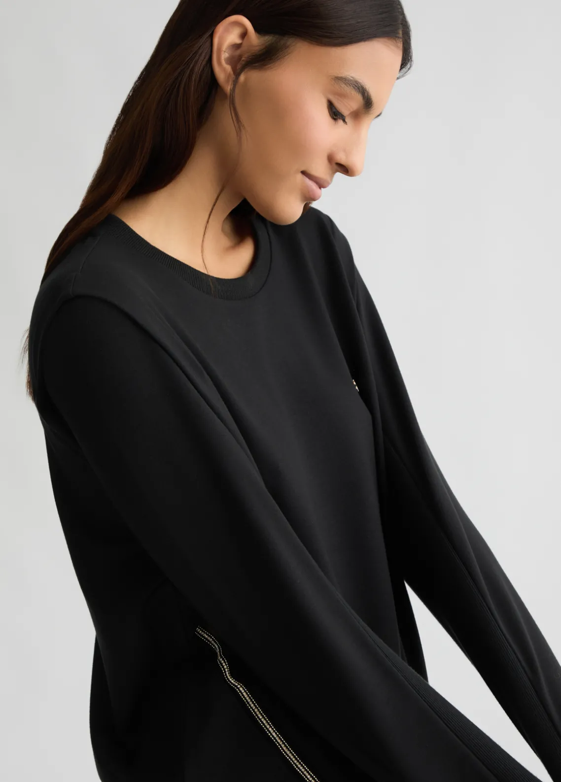 Liu Jo Sudadera con cuello redondo-Mujer Sudaderas|Ropa Deportiva