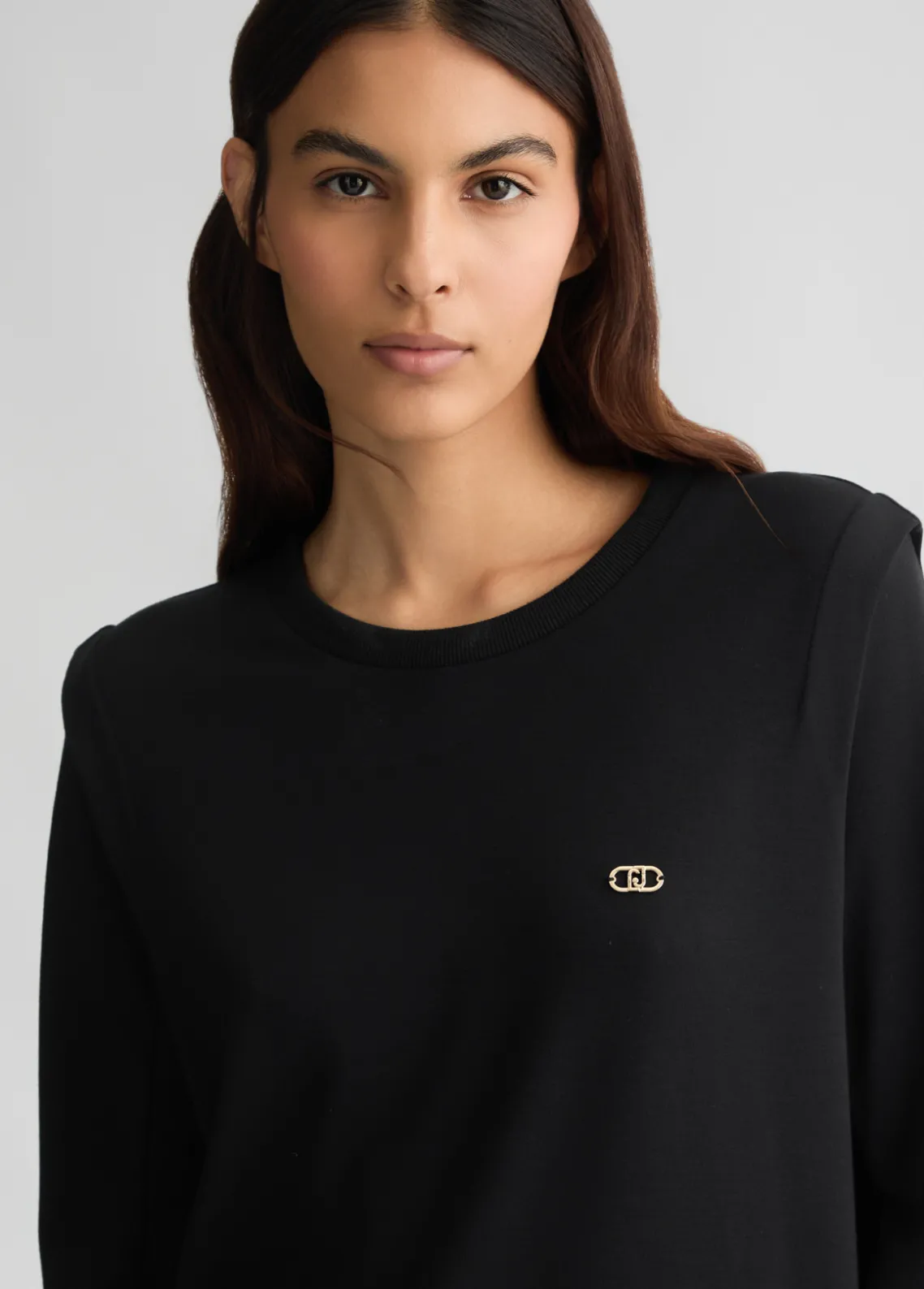 Liu Jo Sudadera con cuello redondo-Mujer Sudaderas|Ropa Deportiva