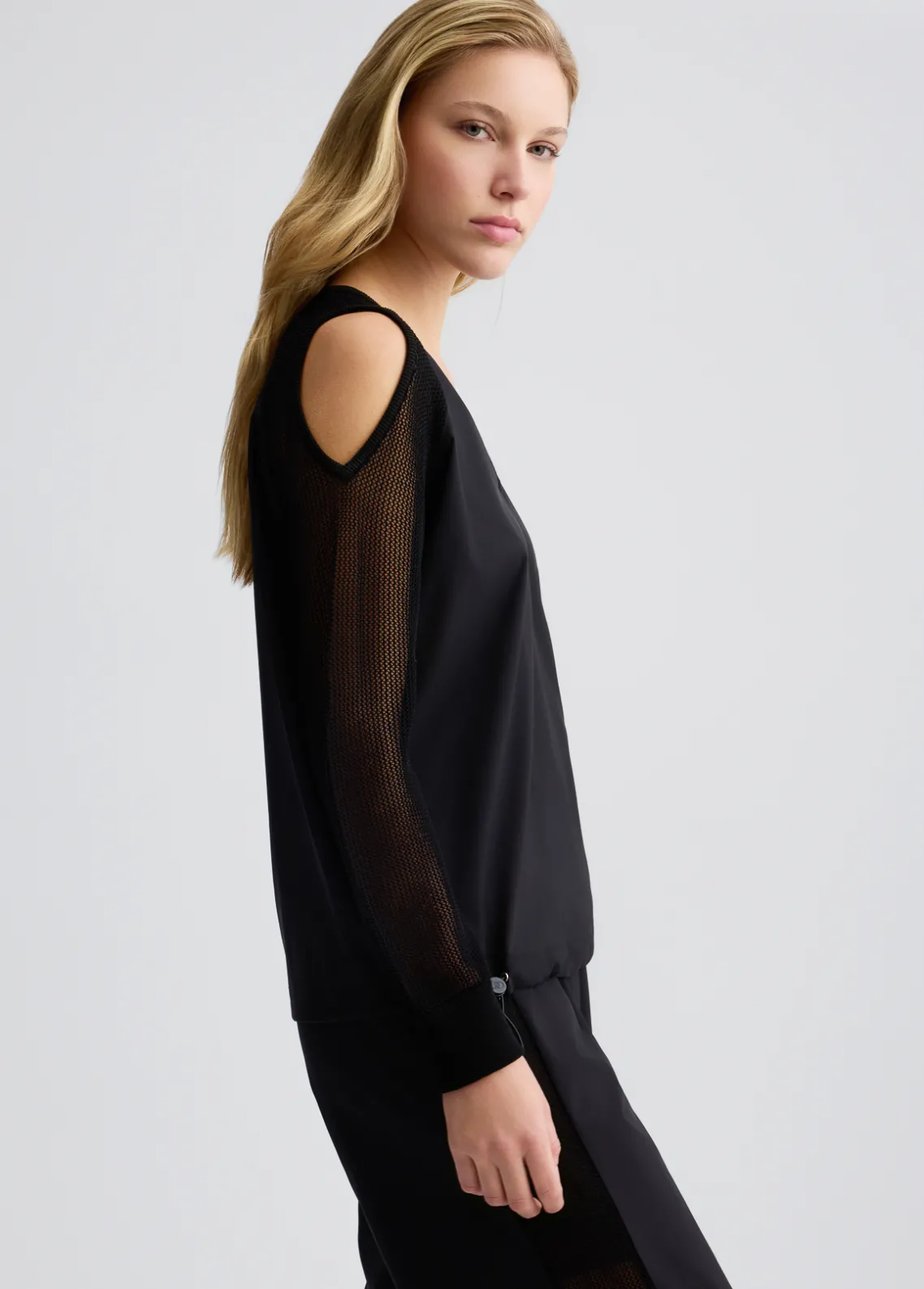 Liu Jo Sudadera con detalles cut-out-Mujer Sudaderas|Ropa Deportiva
